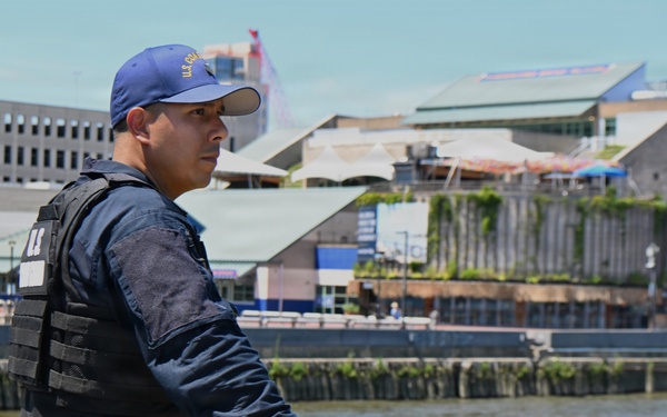 Coast Guard Secures Ferry from Philadelphia to Camden, New Jersey Amid America250