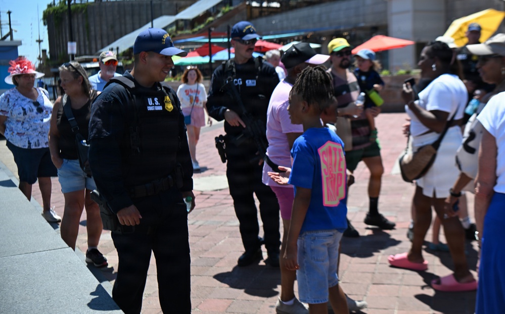 Coast Guard Secures Ferry from Philadelphia to Camden, New Jersey Amid America250
