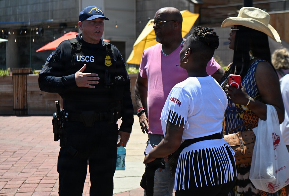 Coast Guard Secures Ferry from Philadelphia to Camden, New Jersey Amid America250