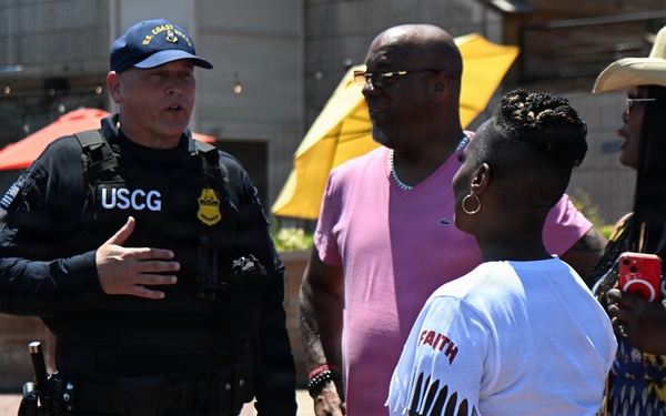 Coast Guard Secures Ferry from Philadelphia to Camden, New Jersey Amid America250
