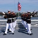 Silent Drill Platoon performs aboard the USS Arlington (LPD 24)