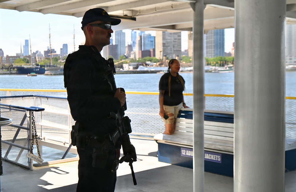 Coast Guard Secures Ferry from Philadelphia to Camden, New Jersey Amid America250