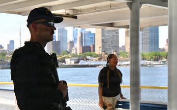 Coast Guard Secures Ferry from Philadelphia to Camden, New Jersey Amid America250