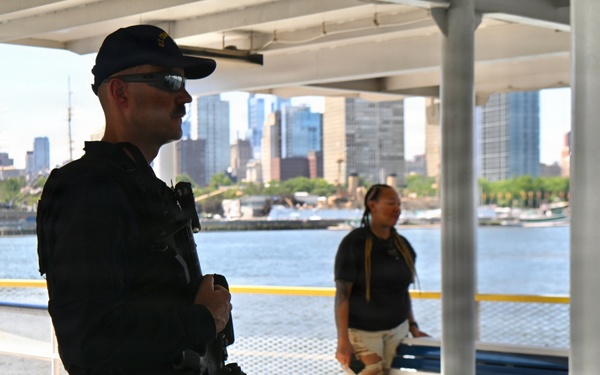 Coast Guard Secures Ferry from Philadelphia to Camden, New Jersey Amid America250