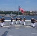 Silent Drill Platoon performs aboard the USS Arlington (LPD 24)