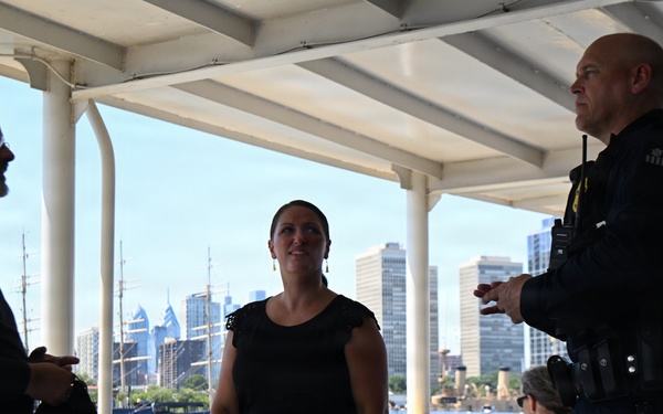 Coast Guard Secures Ferry from Philadelphia to Camden, New Jersey Amid America250