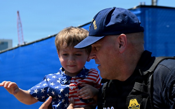Coast Guard Secures Ferry from Philadelphia to Camden, New Jersey Amid America250