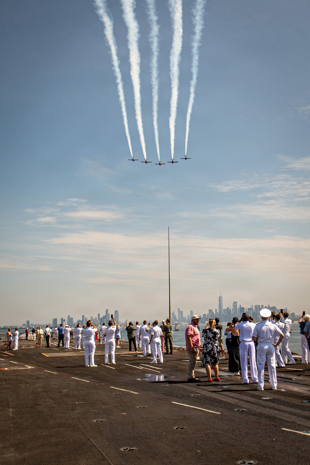 USS Nimitz Participates in International Naval Review 250 on the Fourth of July