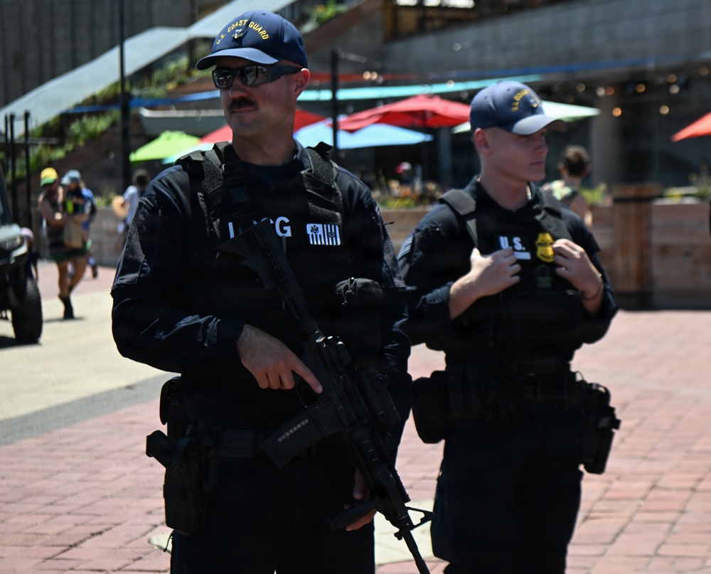 Coast Guard Secures Ferry from Philadelphia to Camden, New Jersey Amid America250