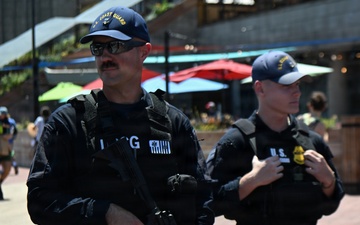 Coast Guard Secures Ferry from Philadelphia to Camden, New Jersey Amid America250