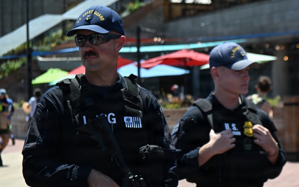 Coast Guard Secures Ferry from Philadelphia to Camden, New Jersey Amid America250