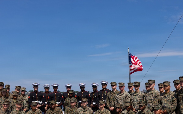Silent Drill Platoon performs aboard the USS Arlington (LPD 24)