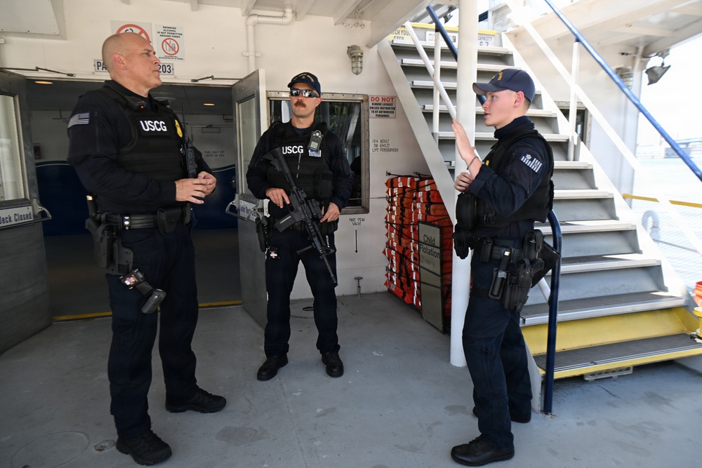 Coast Guard Secures Ferry from Philadelphia to Camden, New Jersey Amid America250