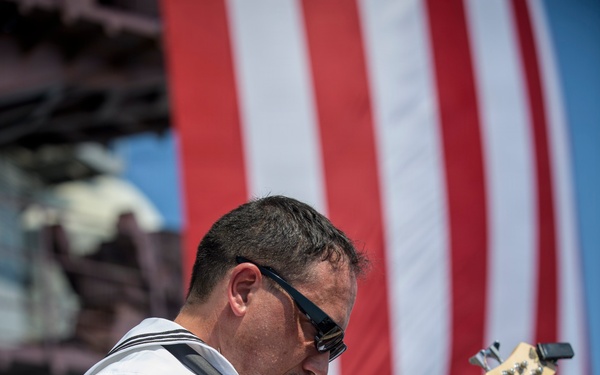 USS Nimitz Participates in International Naval Review 250 on the Fourth of July