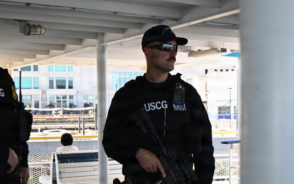 Coast Guard Secures Ferry from Philadelphia to Camden, New Jersey Amid America250