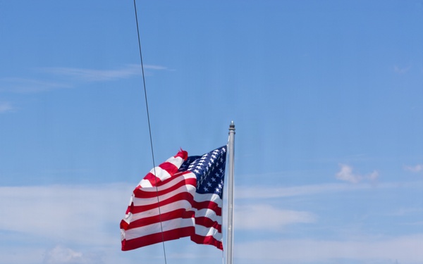Silent Drill Platoon performs aboard the USS Arlington (LPD 24)