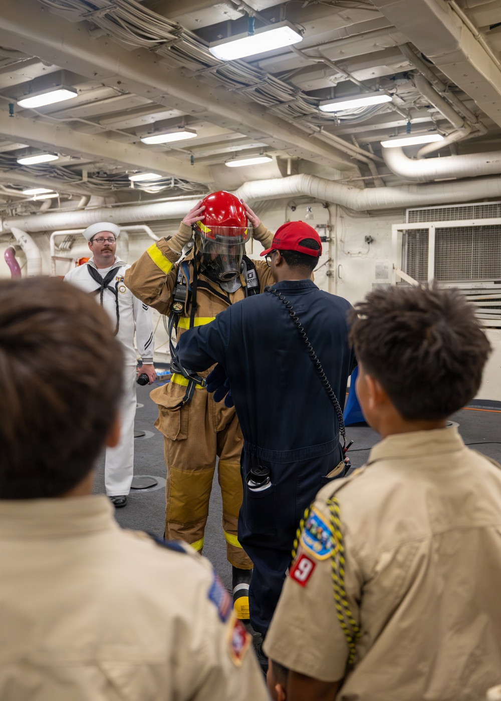 Scouting America Tours USS Arlington