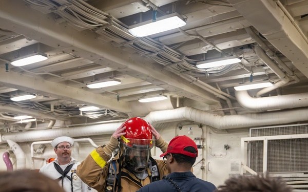 Scouting America Tours USS Arlington