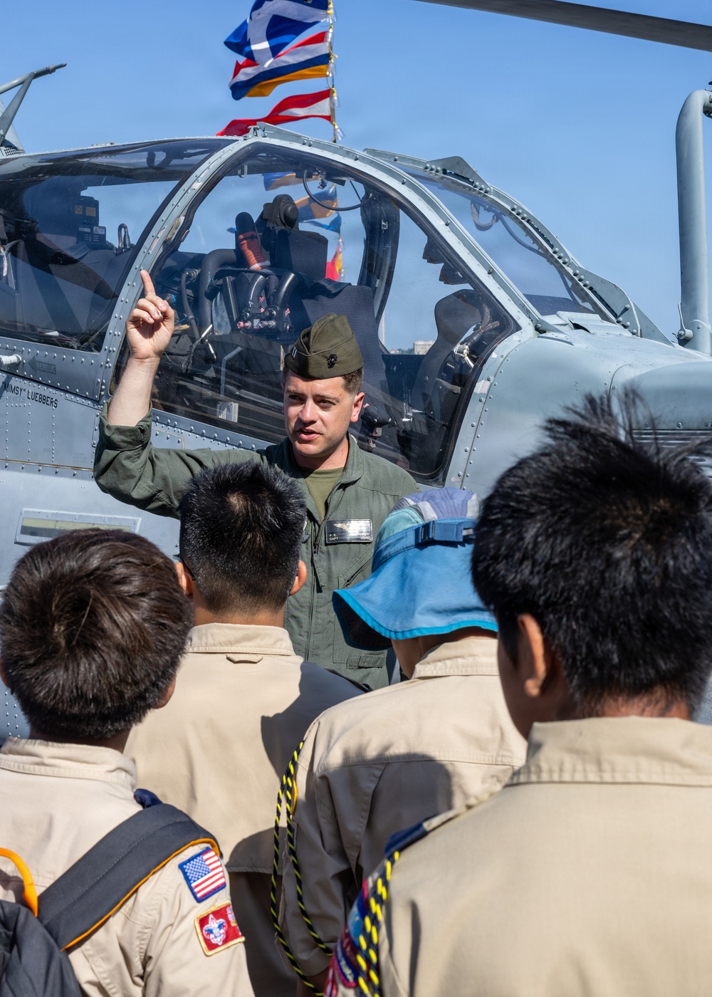 Scouting America Tours USS Arlington