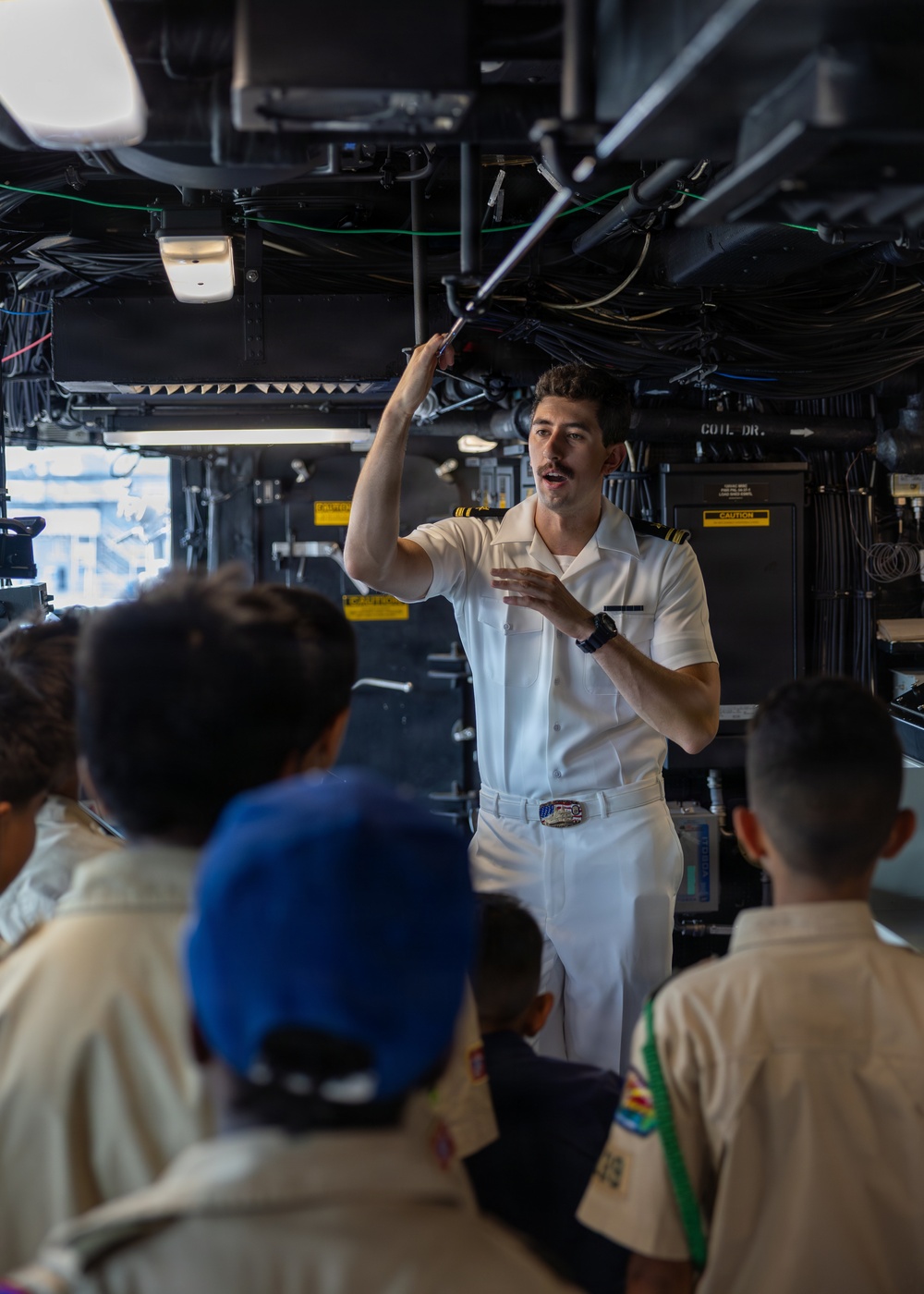 Scouting America Tours USS Arlington