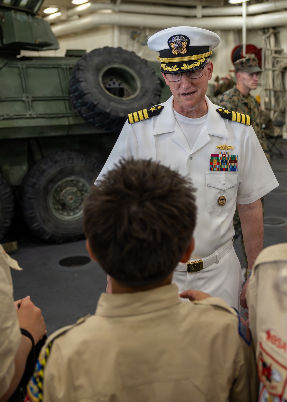 Scouting America Tours USS Arlington