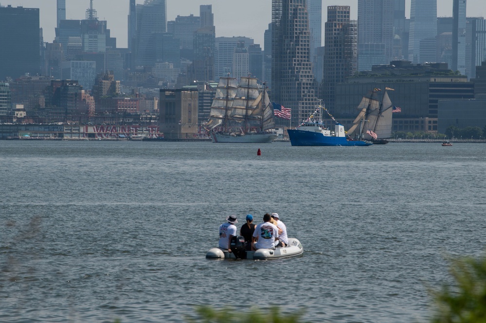 U.S. Coast Guard supports Sail 250 Parade of Sail in New York