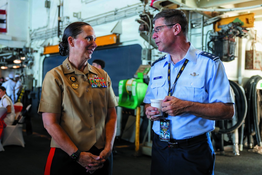 USS Kearsarge Hosts INR 250 Celebration