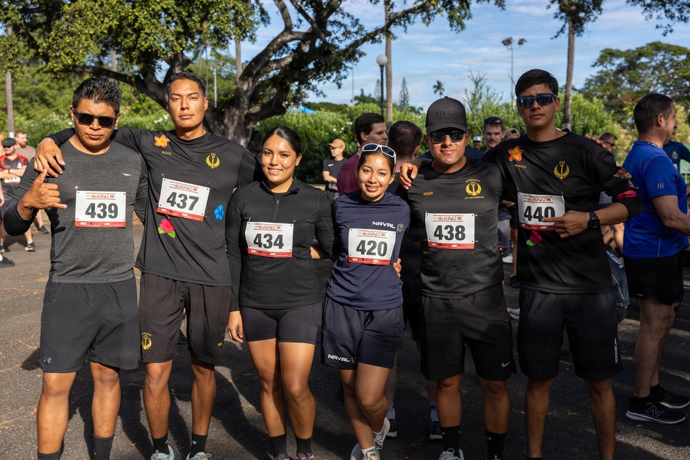 Royal New Zealand Navy Sailors Participate in RIMPAC 2026 Independence Day 5K