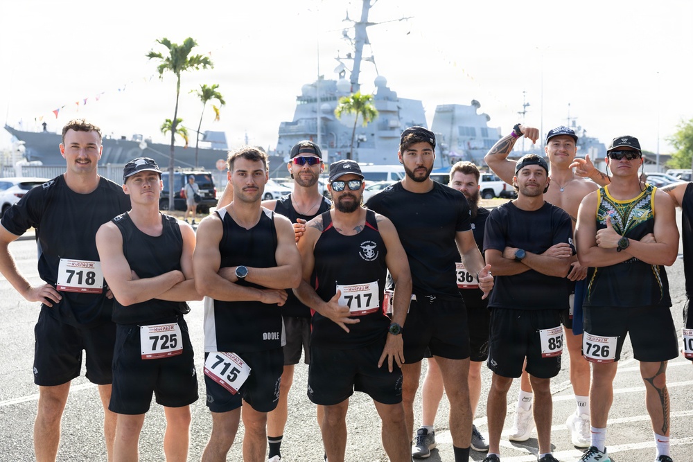 Royal Australian Navy Sailors Participate in RIMPAC 2026 Independence Day 5K