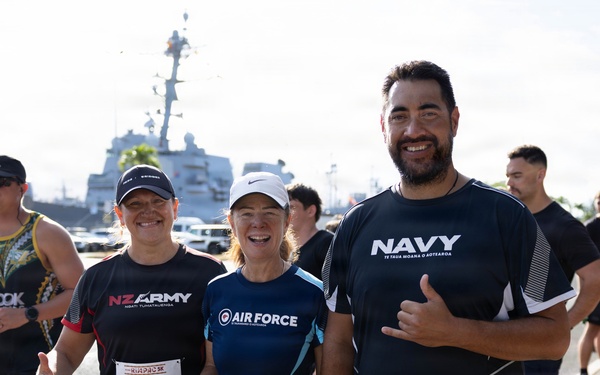 New Zealand Defence Force Personnel Participate in RIMPAC 2026 Independence Day 5K"