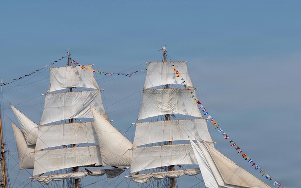 Coast Guard Cutter Eagle arrives in New York for Sail250
