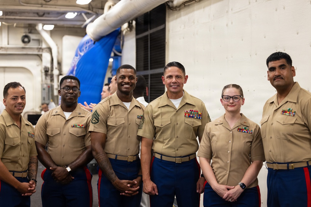 CMC and CNO visit USS Arlington (LPD 24)