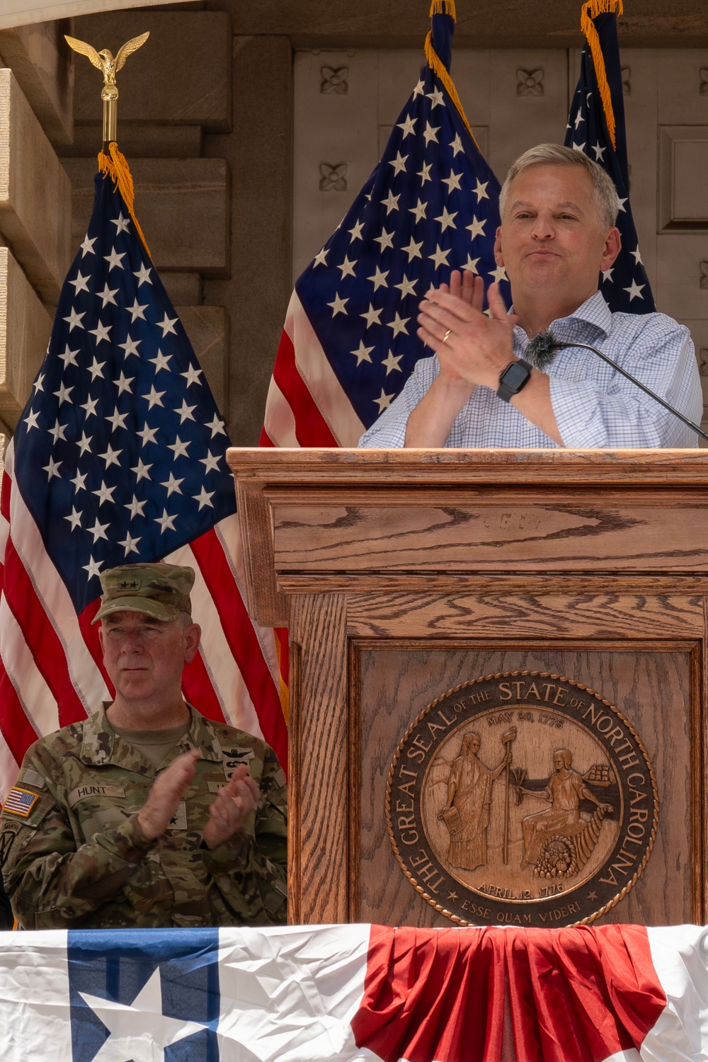NC Guard Joins Governor At America 250th Celebration