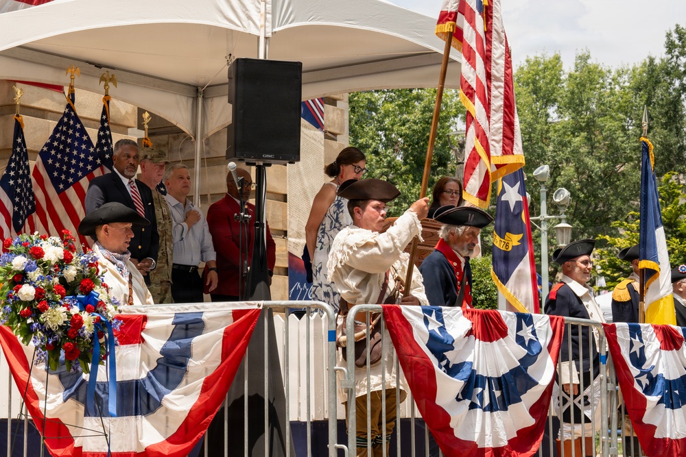 NC Guard Joins Governor At America 250th Celebration