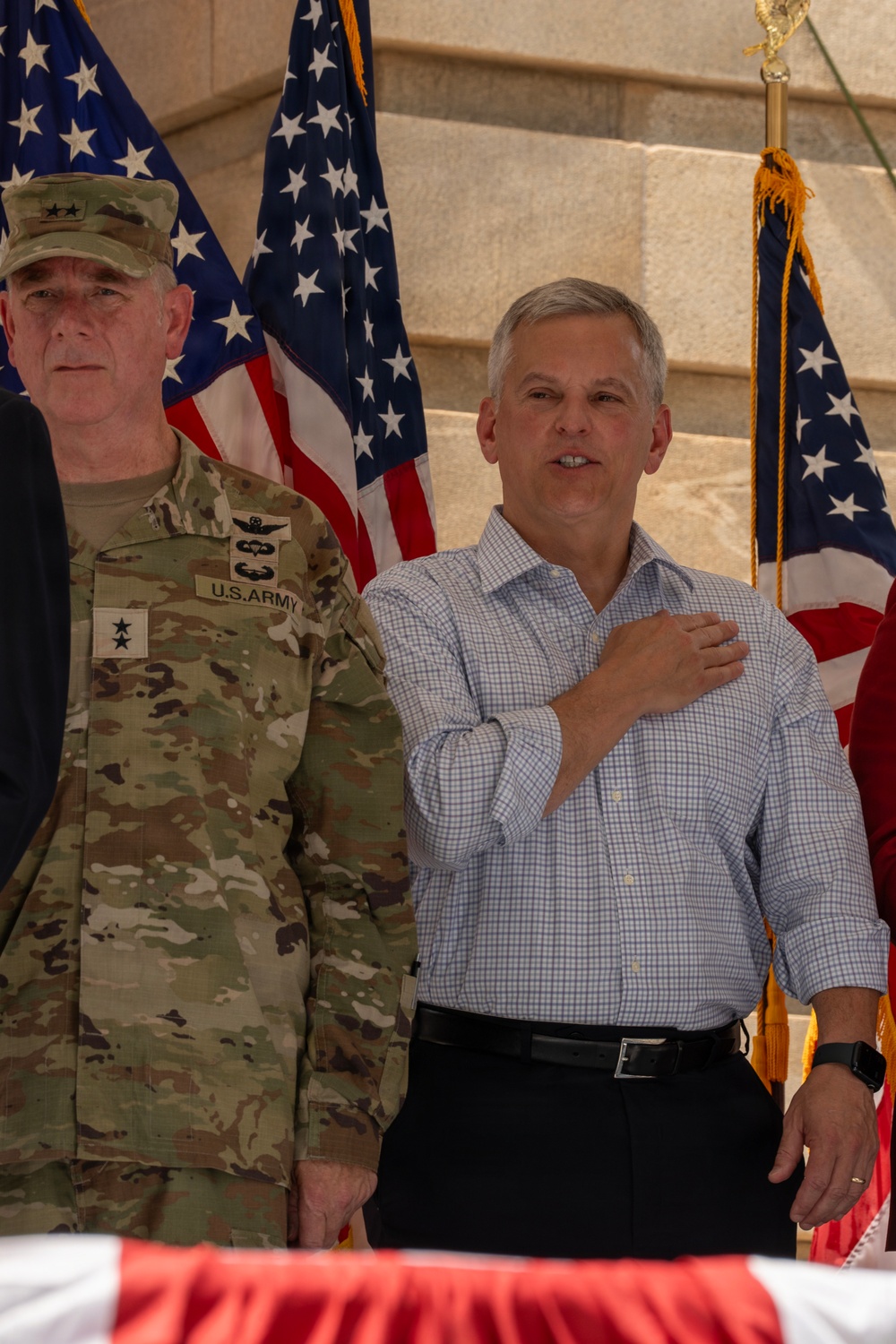 NC Guard Joins Governor At America 250th Celebration