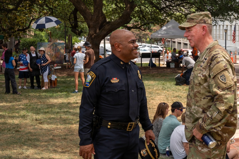 NC Guard Joins Governor At America 250th Celebration