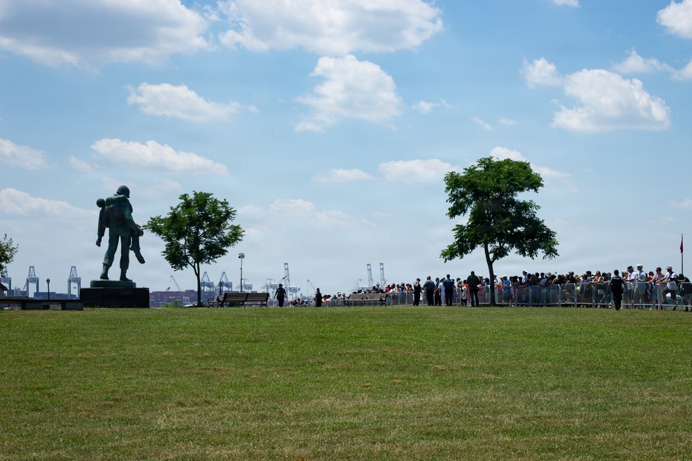 INR 250 Static Display at Liberty State Park