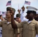 Naturalization Ceremony aboard USS Midway Museum