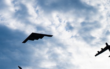 B-2 Spirit performs Freedom 250 flyover in Washington
