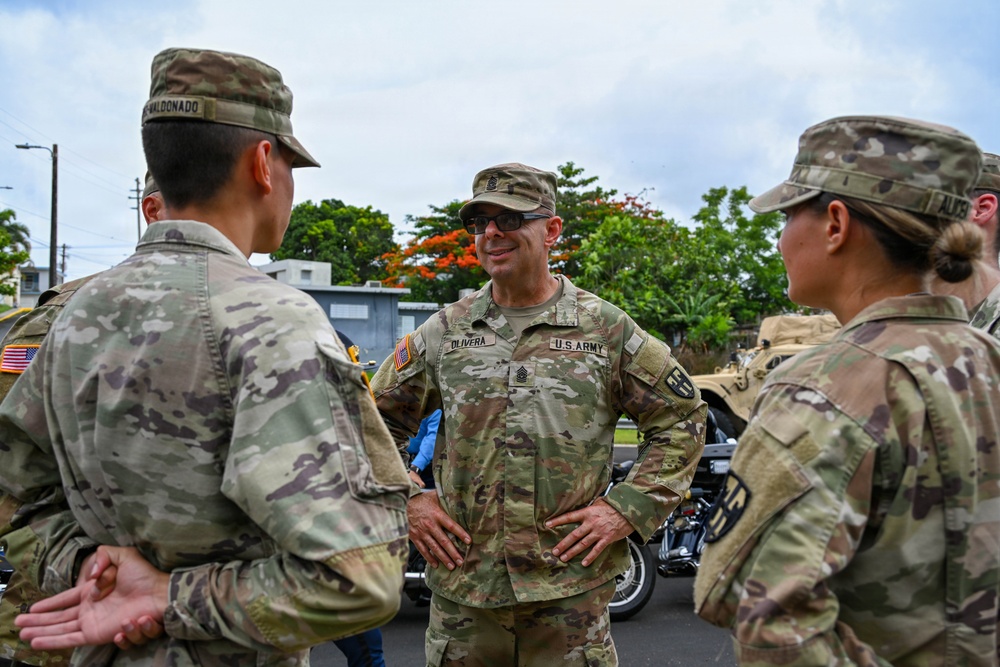101st TC marches at the 250th Independece Day Commeration