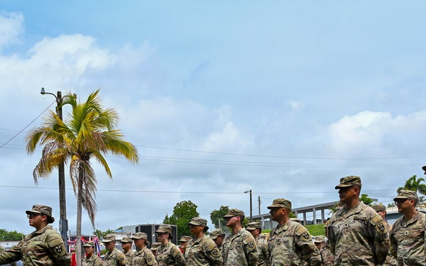 101st TC marches at the 250th Independece Day Commeration