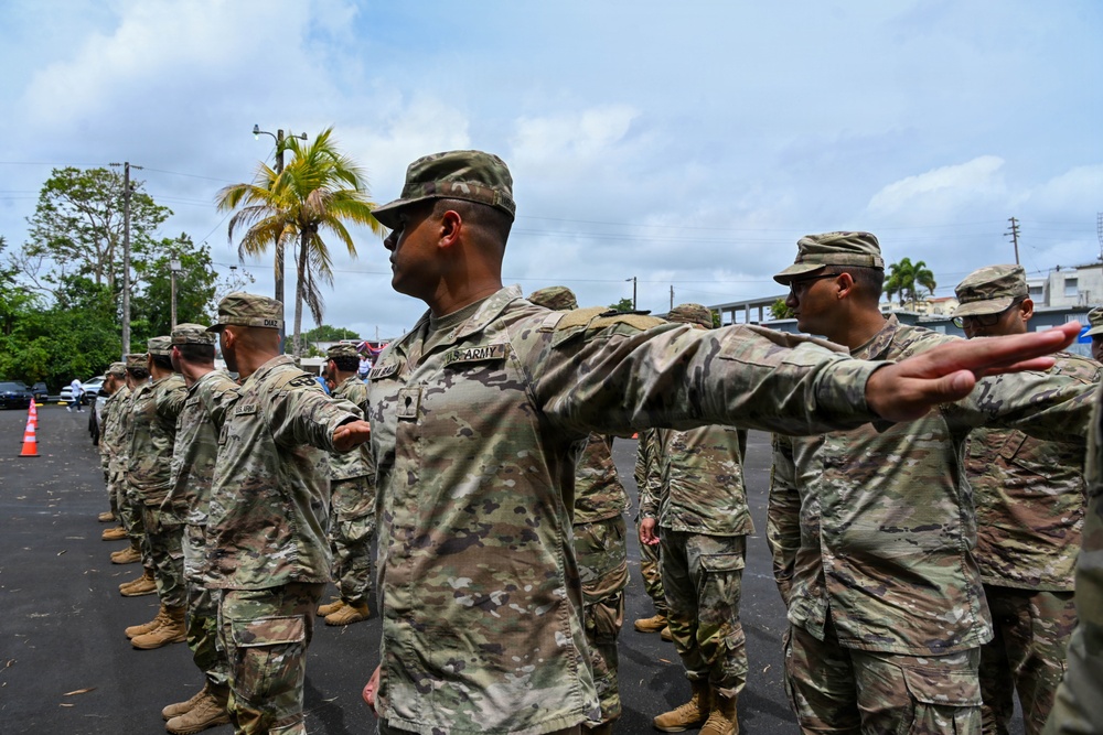 101st TC marches at the 250th Independece Day Commeration