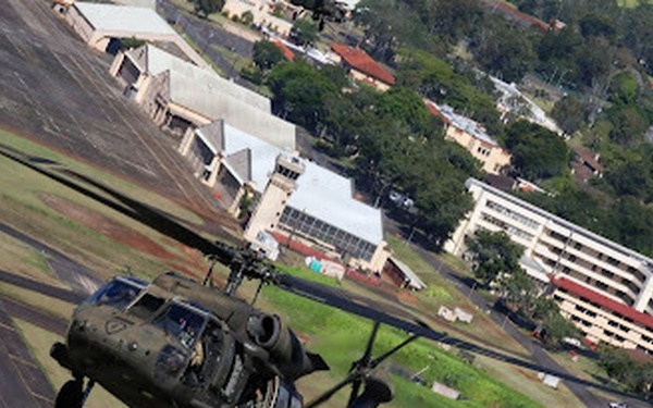 Tropic Lightning aviators mark America’s 250th with Independence Day flyover