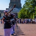 U.S. Marines Silent Drill Platoon perform on Liberty Island
