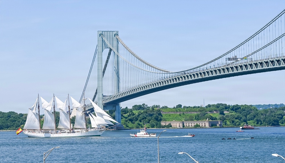 Sail4th 250 Brings International Tall Ships Past Fort Hamilton for America’s 250th Birthday