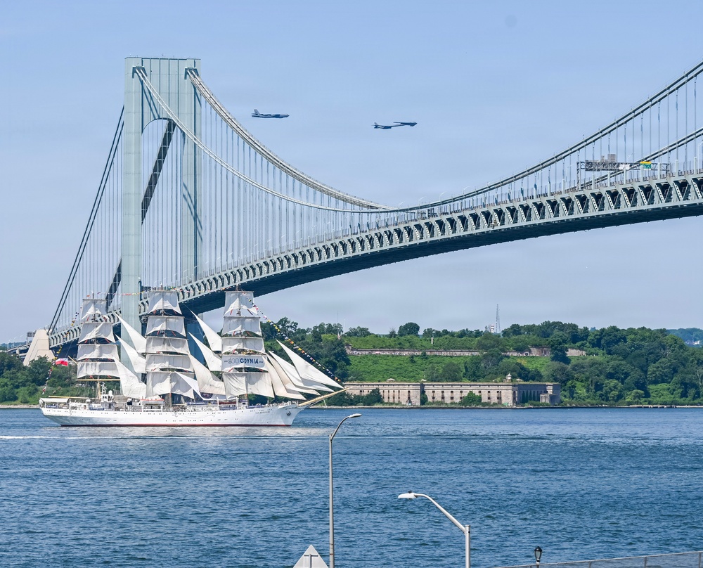 Sail4th 250 Brings International Tall Ships Past Fort Hamilton for America’s 250th Birthday