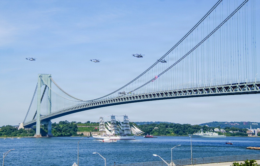 Sail4th 250 Brings International Tall Ships Past Fort Hamilton for America’s 250th Birthday