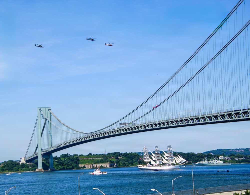 Sail4th 250 Brings International Tall Ships Past Fort Hamilton for America’s 250th Birthday