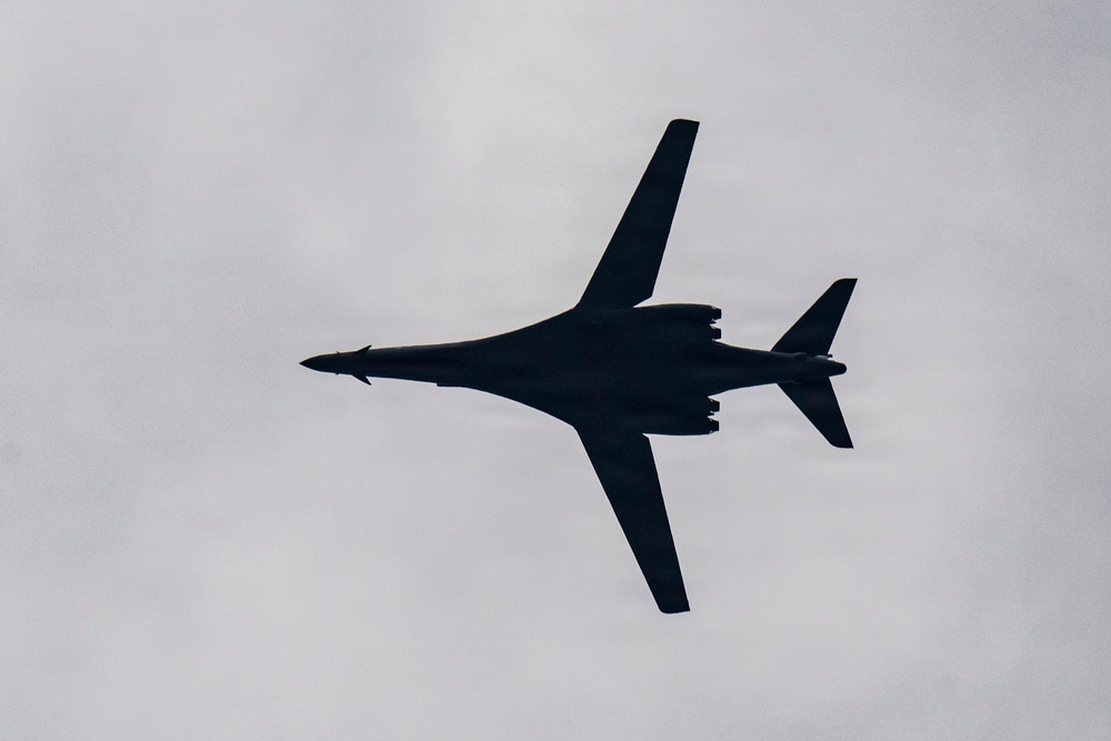 Aircraft take off from JBA for Freedom 250 flyover