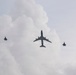 Aircraft take off from JBA for Freedom 250 flyover